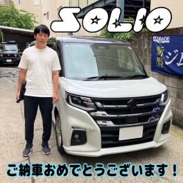 ソリオご納車おめでとうございます！